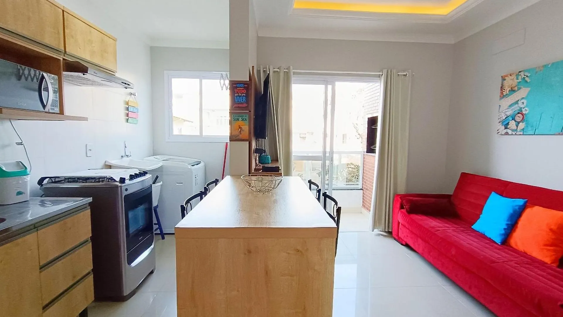 Costao Do Santinho/Wi-Fi/Ar/Churrasqueira - Sbr203 Florianópolis Apartament